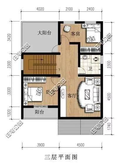 農(nóng)村常見的宅基地大多是100平上下，今天推薦的這2套別墅戶型占地不到100平，卻是外觀精美布局實用，一起來看下吧！