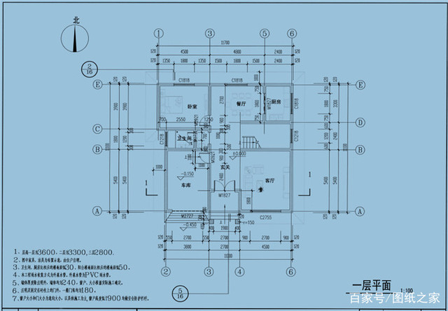 下面介紹的是3款宅基地大小一致，但是建出來(lái)的3款別墅不一致，看看你更喜歡哪款？