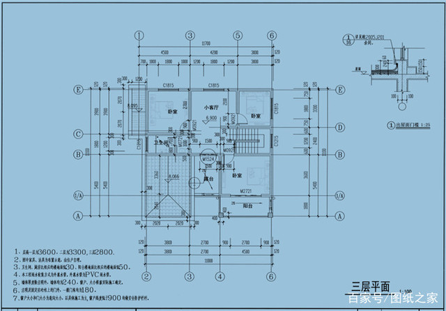 下面介紹的是3款宅基地大小一致，但是建出來(lái)的3款別墅不一致，看看你更喜歡哪款？