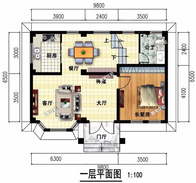 價(jià)預(yù)算低，宅基地不大，一般考慮建一棟小面積的二層或三層別墅，下面介紹兩款小面積設(shè)計(jì)的農(nóng)村別墅！