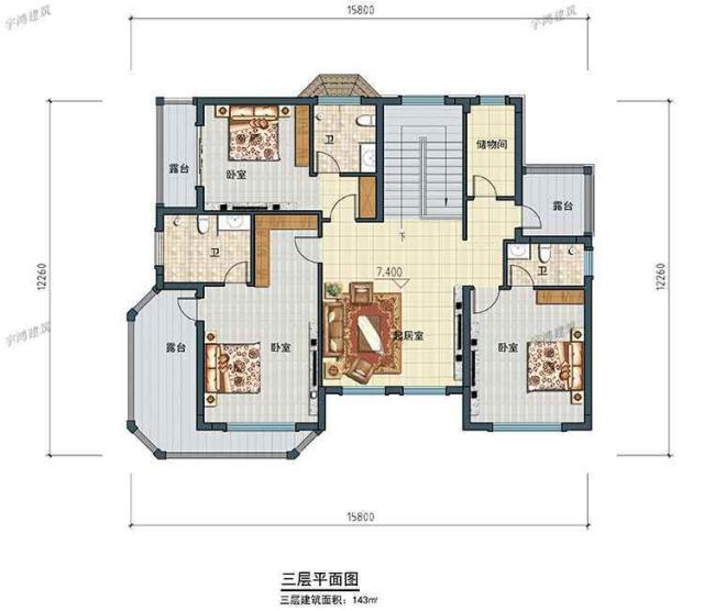 農(nóng)村建房還是要經(jīng)濟實用、布局合理，大方簡約的別墅造型，工整規(guī)劃的結(jié)構(gòu)形式，在農(nóng)村建房的中設(shè)計中相當(dāng)?shù)厥軞g迎