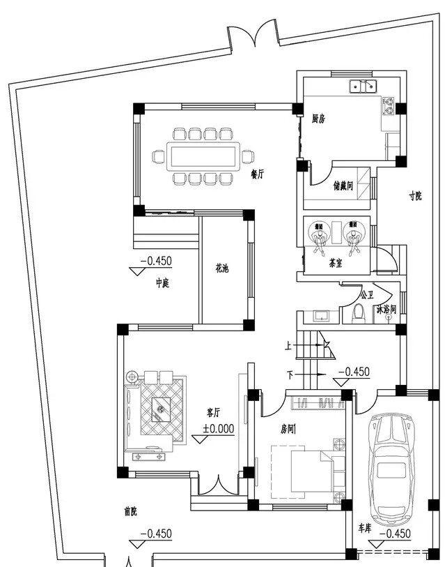 四層建筑，一種新的中式風(fēng)格，已經(jīng)成為村莊最明亮的角落！