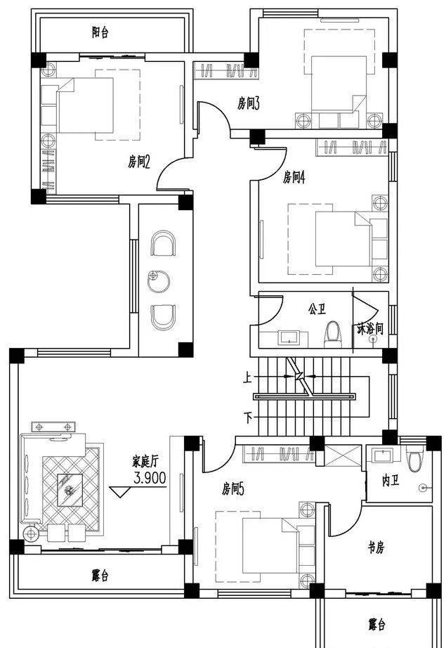 四層建筑，一種新的中式風(fēng)格，已經(jīng)成為村莊最明亮的角落！