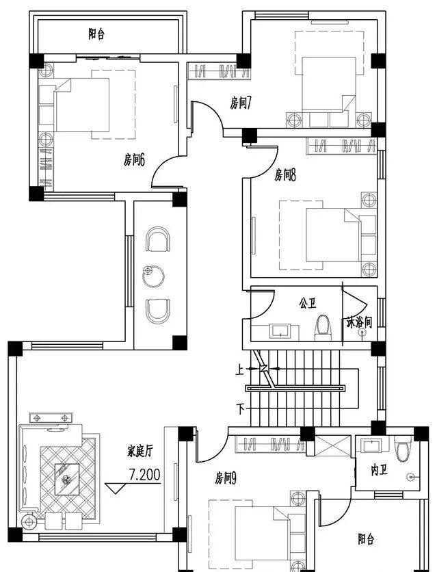 四層建筑，一種新的中式風(fēng)格，已經(jīng)成為村莊最明亮的角落！