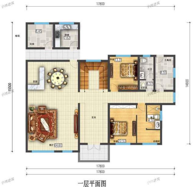 小編給大家推薦一套最新的2020年新款三層別墅設(shè)計圖紙及效果圖，外觀漂亮，造價經(jīng)濟(jì)