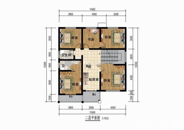 新農(nóng)村二層半別墅設(shè)計(jì)圖，占地面積140平左右，采用的是磚混的結(jié)構(gòu)形式,外觀時(shí)尚漂亮!