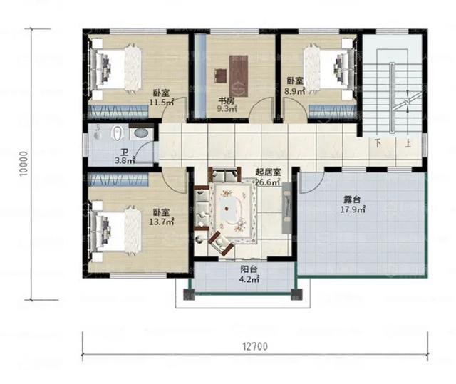 回農(nóng)村老家蓋別墅，就是為了享受與家人平淡自足的田園生活，溫馨十足，俗話說“父母在，不遠(yuǎn)游”，在老家建一棟大氣的小別墅別墅!