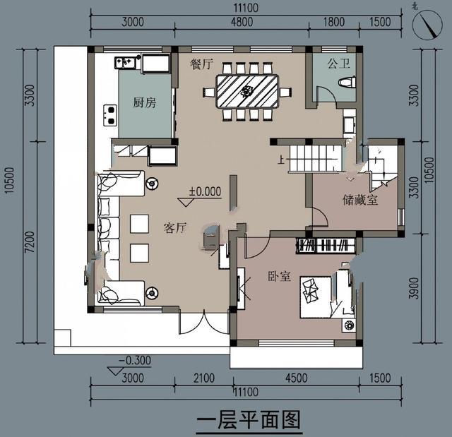 今天 給大家介紹的這棟農(nóng)村自建二層小別墅，很樸素實(shí)用，即使主人長(zhǎng)時(shí)間不在家，也不用天天為它而操心,適合出門在外的年輕人