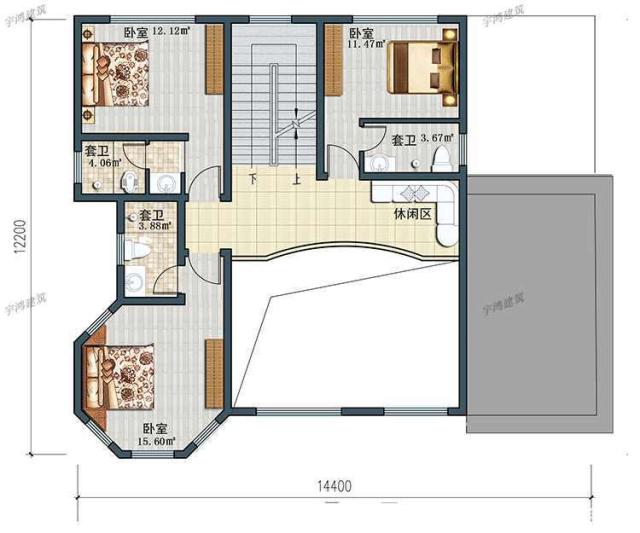 今天，我推薦這種非常大氣和實(shí)用的兩層鄉(xiāng)村別墅類型。建造它不僅能挽回面子，還能讓你更加輝煌。