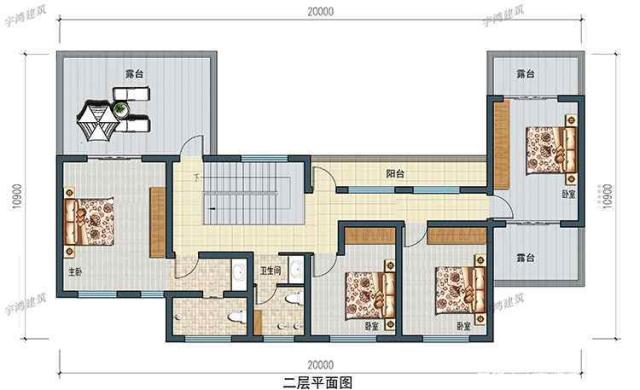 今天，我推薦這種非常大氣和實(shí)用的兩層鄉(xiāng)村別墅類型。建造它不僅能挽回面子，還能讓你更加輝煌。