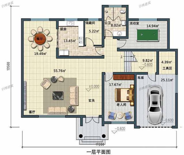 如果你想建一棟漂亮的房子，你必須瀏覽許多方案來(lái)選擇你最喜歡的一個(gè)。這里有三幅美麗的別墅設(shè)計(jì)圖，它們是建造房子所必須的！