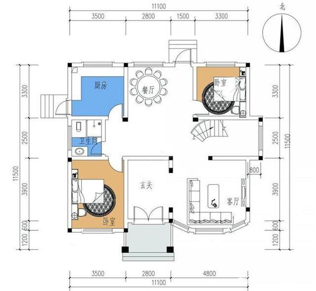 他們不知道他們想要多大的建筑面積，他們選擇了三套，從80平方米到120平方米不等。外觀大氣，內(nèi)部布局合理實(shí)用，希望對(duì)您有所幫助。