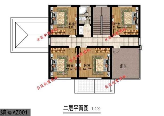 五種農(nóng)村實用住宅設(shè)計圖紙