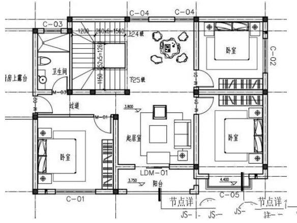 兩個100平方米的自建計劃