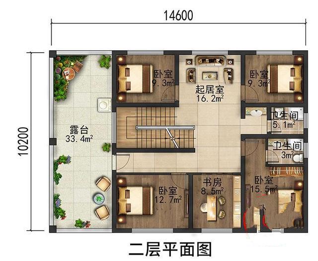 　廣東羅先生在農(nóng)村建房，一家八口，四代同堂。這種布局夠住嗎？