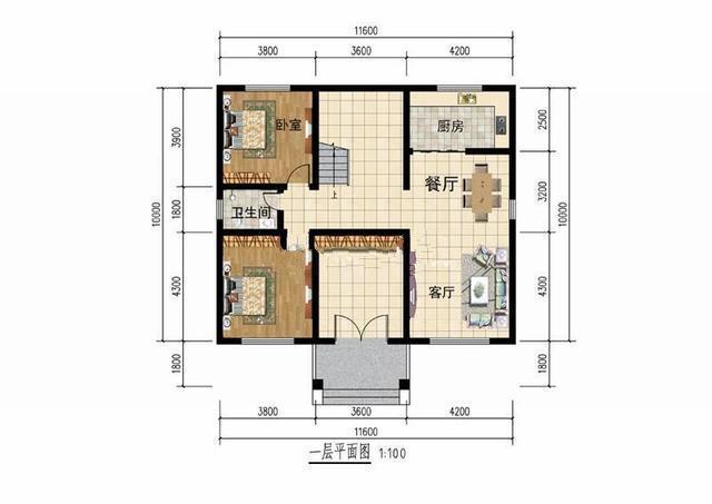 100平方米的房屋設計