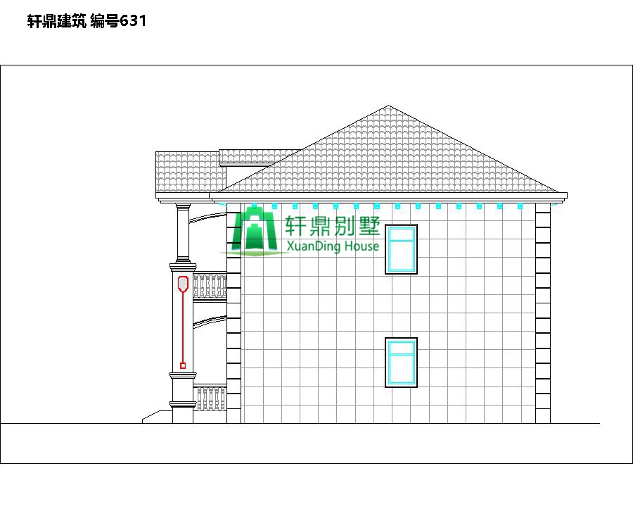 　磚混結構的農村自營住宅