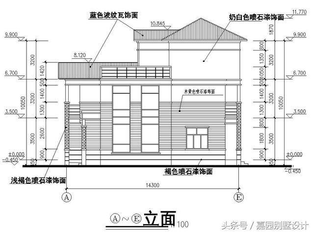 三層別墅設(shè)計(jì)圖紙，