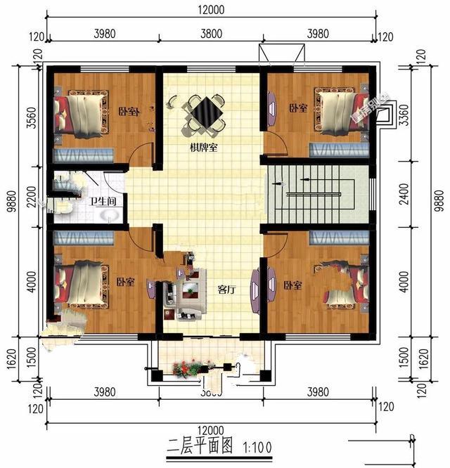 面寬12米的兩棟自營住宅