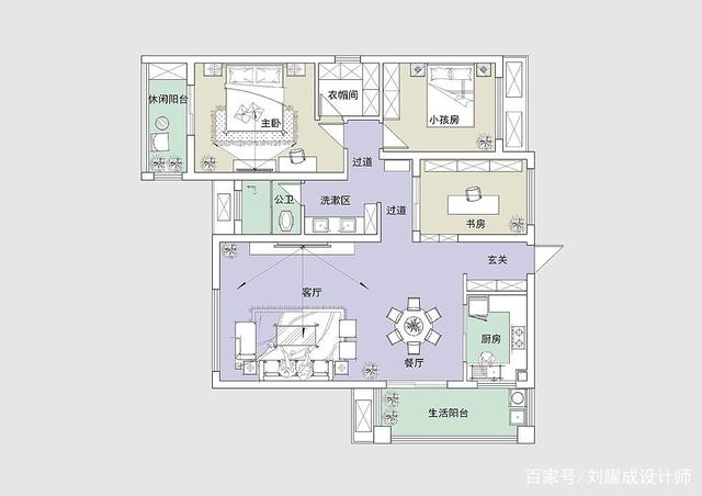 120平方的美式風(fēng)格