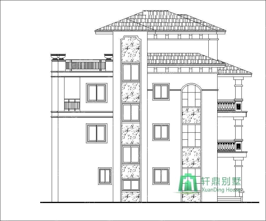 建筑層數(shù)：地上4層，建筑總高度（到屋脊高度）：15.732米，建筑面積：461平方米。 結(jié)構(gòu)體系：框架結(jié)構(gòu)，抗震設(shè)防烈度七度，屋面為現(xiàn)澆混凝土屋面。 樓層層高：一層層高3.6米，二層層高3.3米，三層層高3.3米。