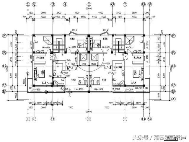 現(xiàn)代別墅設(shè)計(jì)圖紙