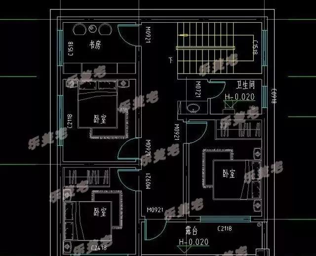 三層農(nóng)村自建別墅設(shè)計(jì)圖