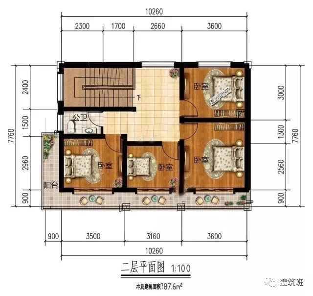 二樓農(nóng)村自建房設計