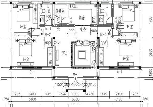 普通房子的設計圖