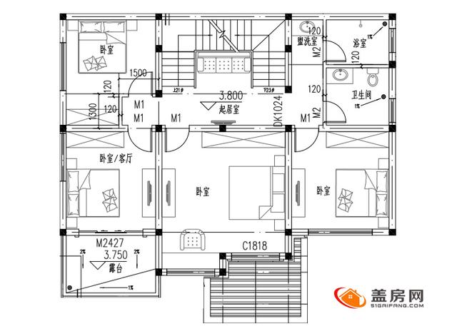 小戶型現(xiàn)代簡約風(fēng)格的三層別墅