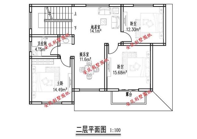 新農(nóng)村的兩層半別墅