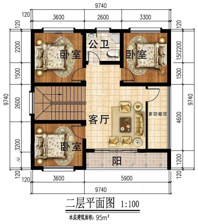 簡單的現(xiàn)代二層別墅