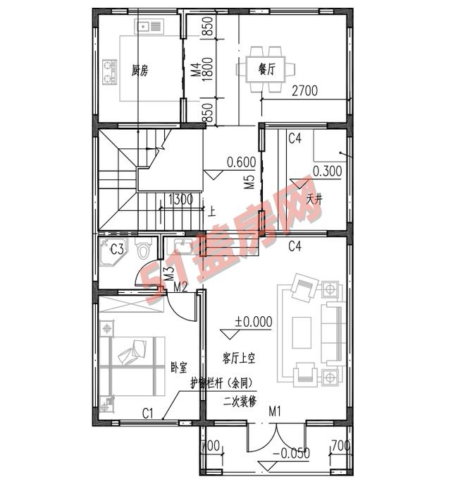 三層農(nóng)村自建住宅